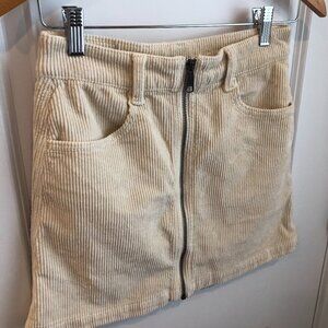 AMERICAN EAGLE Corduroy Super Hi-Rise A-Line Mini Skirt Size 0